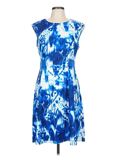 Pre-owned Connected Apparel Cocktail Dress In Blue