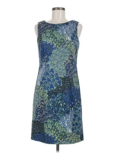 Pre-owned Connected Apparel Cocktail Dress In Blue