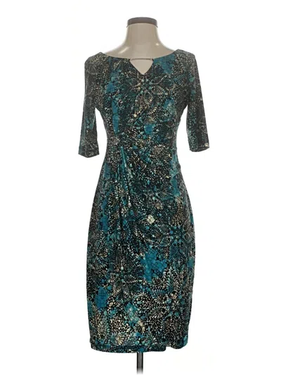 Pre-owned Connected Apparel Cocktail Dress In Blue