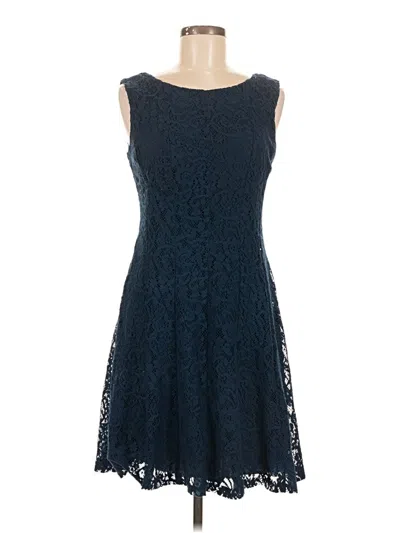 Pre-owned Connected Apparel Cocktail Dress In Blue