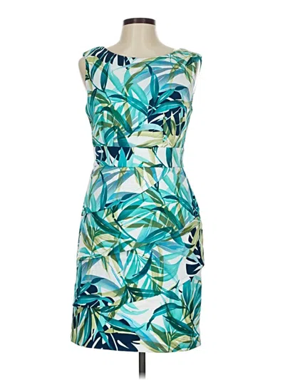 Pre-owned Connected Apparel Cocktail Dress In Blue