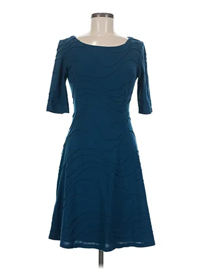 Pre-owned Connected Apparel Cocktail Dress In Blue