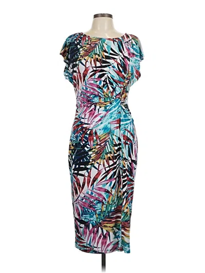 Pre-owned Connected Apparel Cocktail Dress In Blue