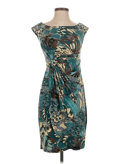 Pre-owned Connected Apparel Cocktail Dress In Blue
