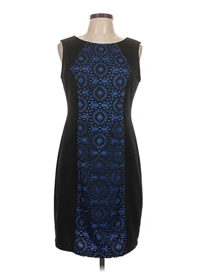 Pre-owned Connected Apparel Cocktail Dress In Blue