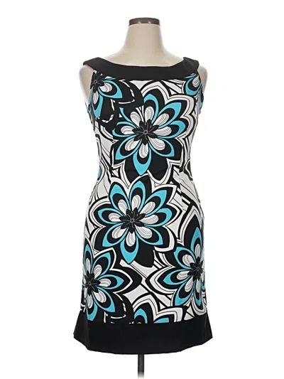 Pre-owned Connected Apparel Cocktail Dress In Blue