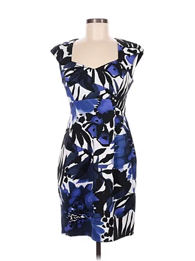 Pre-owned Connected Apparel Cocktail Dress In Blue