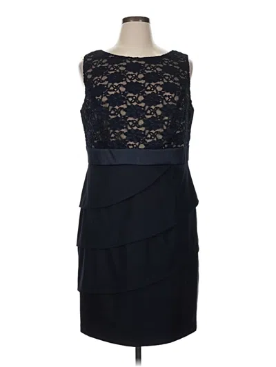 Pre-owned Connected Apparel Cocktail Dress In Blue