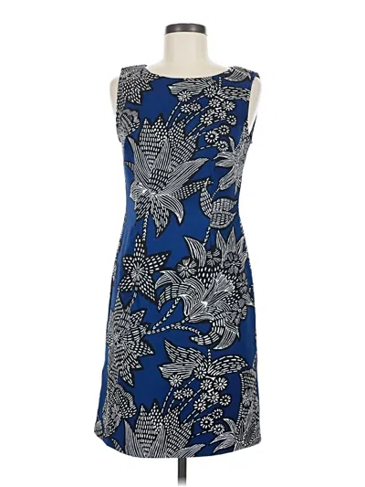 Pre-owned Connected Apparel Cocktail Dress In Blue