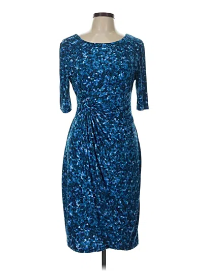Pre-owned Connected Apparel Cocktail Dress In Blue