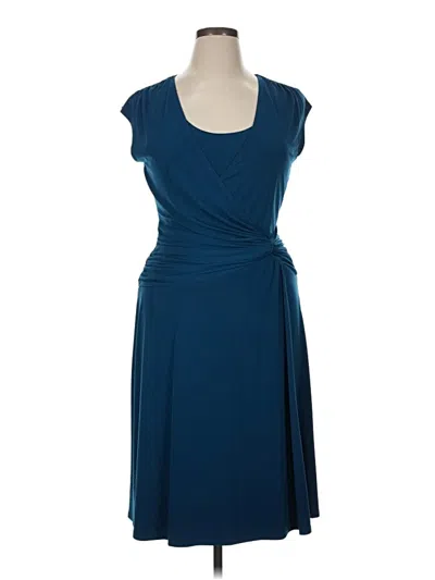 Pre-owned Connected Apparel Cocktail Dress In Blue