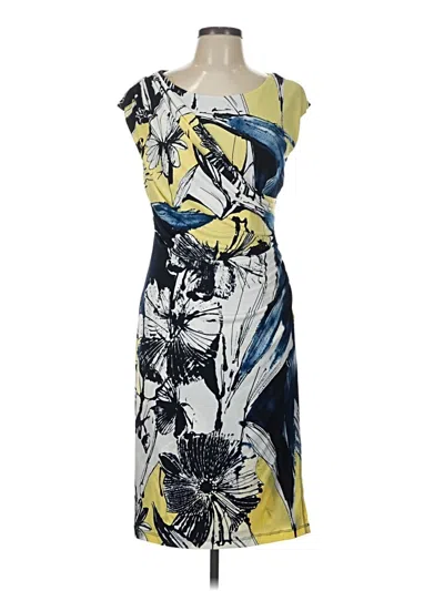 Pre-owned Connected Apparel Cocktail Dress In Blue