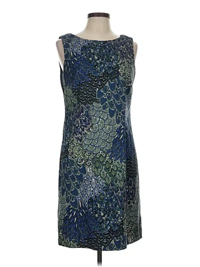 Pre-owned Connected Apparel Cocktail Dress In Blue