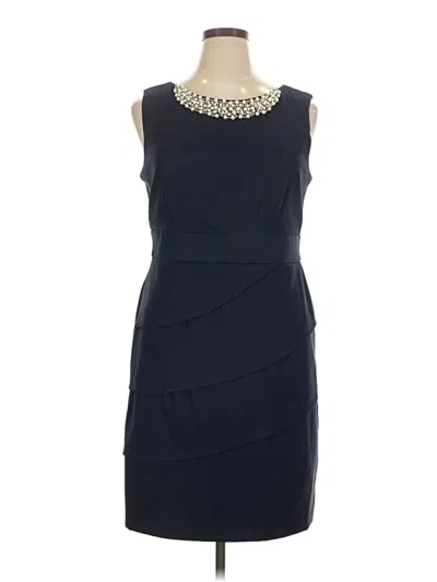 Pre-owned Connected Apparel Cocktail Dress In Blue