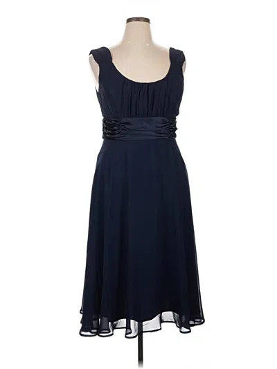 Pre-owned Connected Apparel Cocktail Dress In Blue