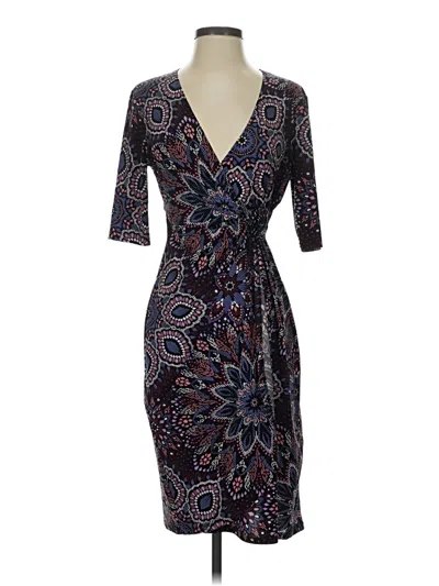 Pre-owned Connected Apparel Cocktail Dress In Blue