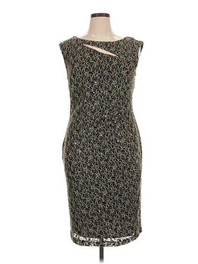 Connected Apparel Cocktail Dress In Multi