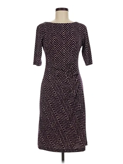 Pre-owned Connected Apparel Cocktail Dress In Brown
