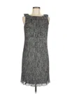Connected Apparel Cocktail Dress In Gray