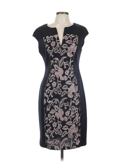 Pre-owned Connected Apparel Cocktail Dress In Gray