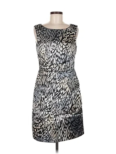 Pre-owned Connected Apparel Cocktail Dress In Gray
