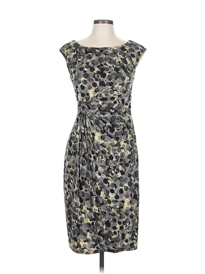 Pre-owned Connected Apparel Cocktail Dress In Gray