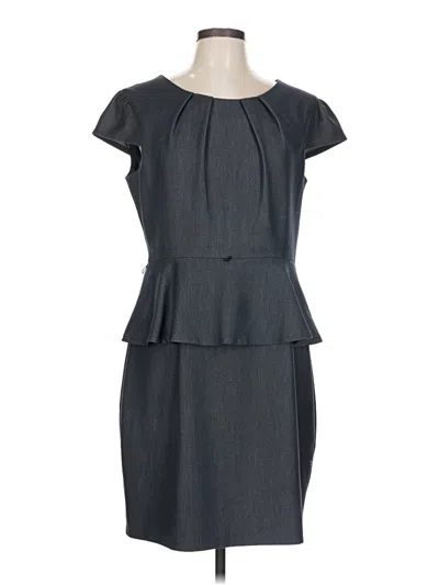 Pre-owned Connected Apparel Cocktail Dress In Gray