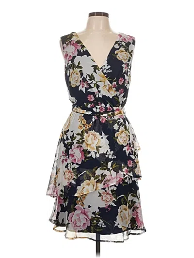 Pre-owned Connected Apparel Cocktail Dress In Gray