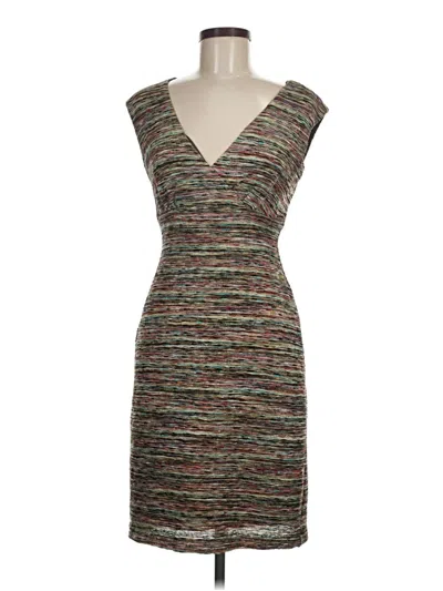 Pre-owned Connected Apparel Cocktail Dress In Gray