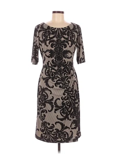 Pre-owned Connected Apparel Cocktail Dress In Gray