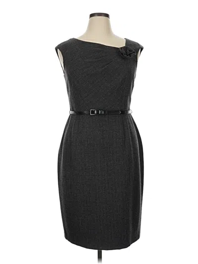 Pre-owned Connected Apparel Cocktail Dress In Gray