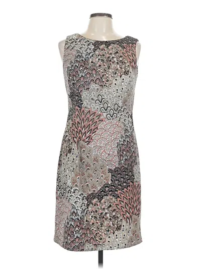 Pre-owned Connected Apparel Cocktail Dress In Gray
