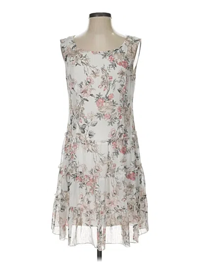 Pre-owned Connected Apparel Cocktail Dress In Gray