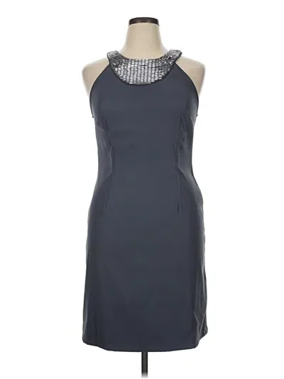 Pre-owned Connected Apparel Cocktail Dress In Gray