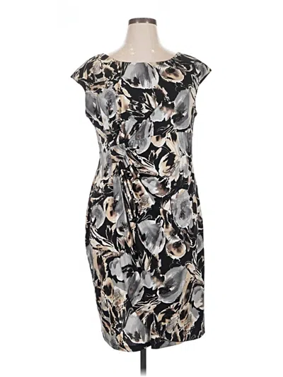 Pre-owned Connected Apparel Cocktail Dress In Gray