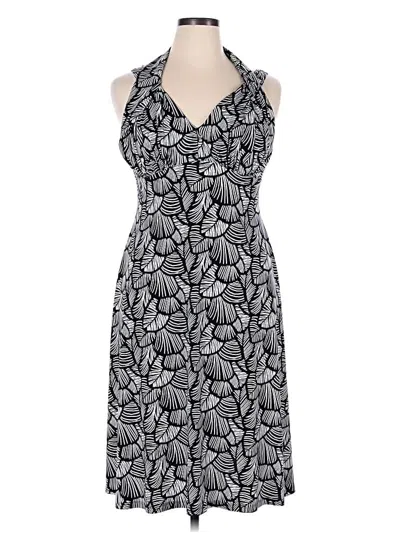 Pre-owned Connected Apparel Cocktail Dress In Gray