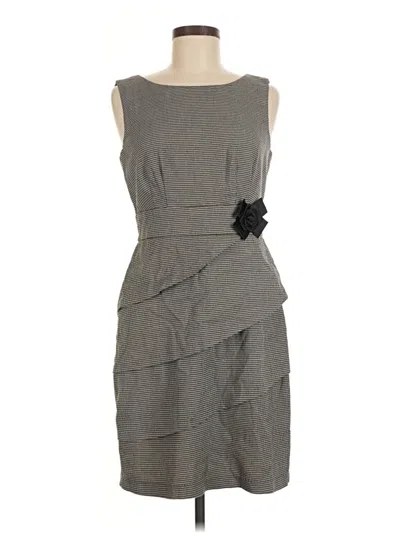 Pre-owned Connected Apparel Cocktail Dress In Gray