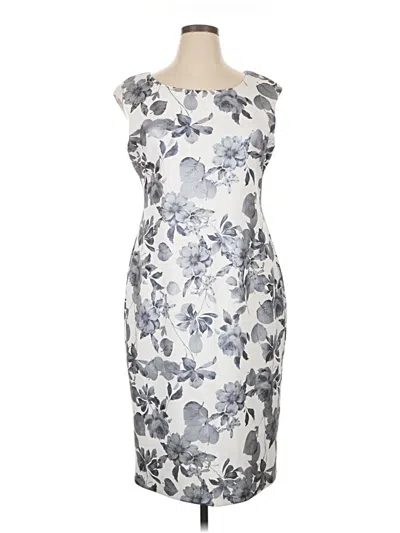 Pre-owned Connected Apparel Cocktail Dress In Gray