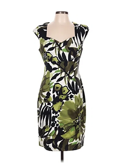 Pre-owned Connected Apparel Cocktail Dress In Green