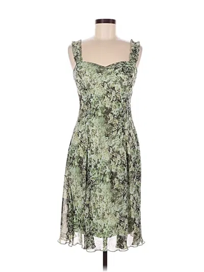 Pre-owned Connected Apparel Cocktail Dress In Green