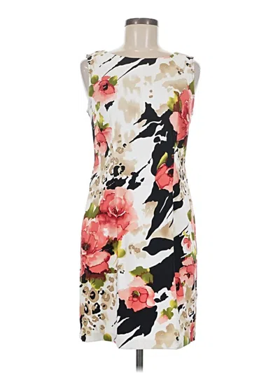 Pre-owned Connected Apparel Cocktail Dress In Ivory