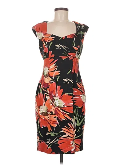 Pre-owned Connected Apparel Cocktail Dress In Orange