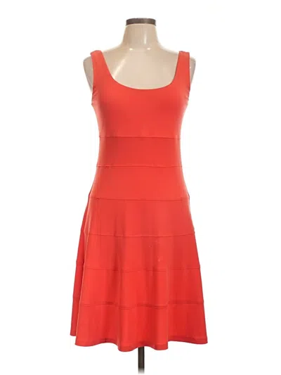 Pre-owned Connected Apparel Cocktail Dress In Orange