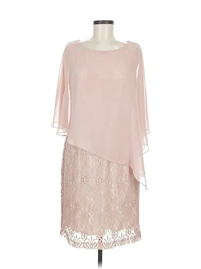 Pre-owned Connected Apparel Cocktail Dress In Pink