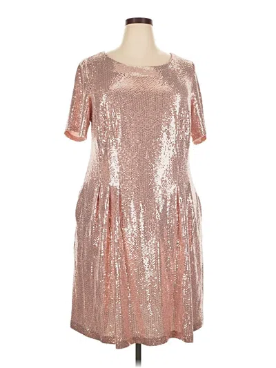 Pre-owned Connected Apparel Cocktail Dress In Pink