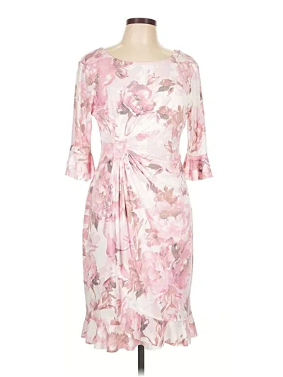 Pre-owned Connected Apparel Cocktail Dress In Pink