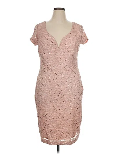 Pre-owned Connected Apparel Cocktail Dress In Pink