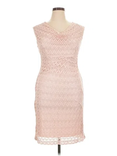 Pre-owned Connected Apparel Cocktail Dress In Pink