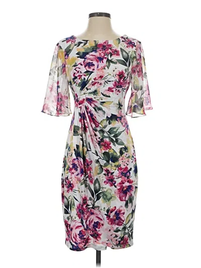 Connected Apparel Cocktail Dress In Pink