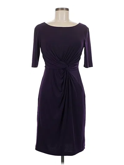Pre-owned Connected Apparel Cocktail Dress In Purple